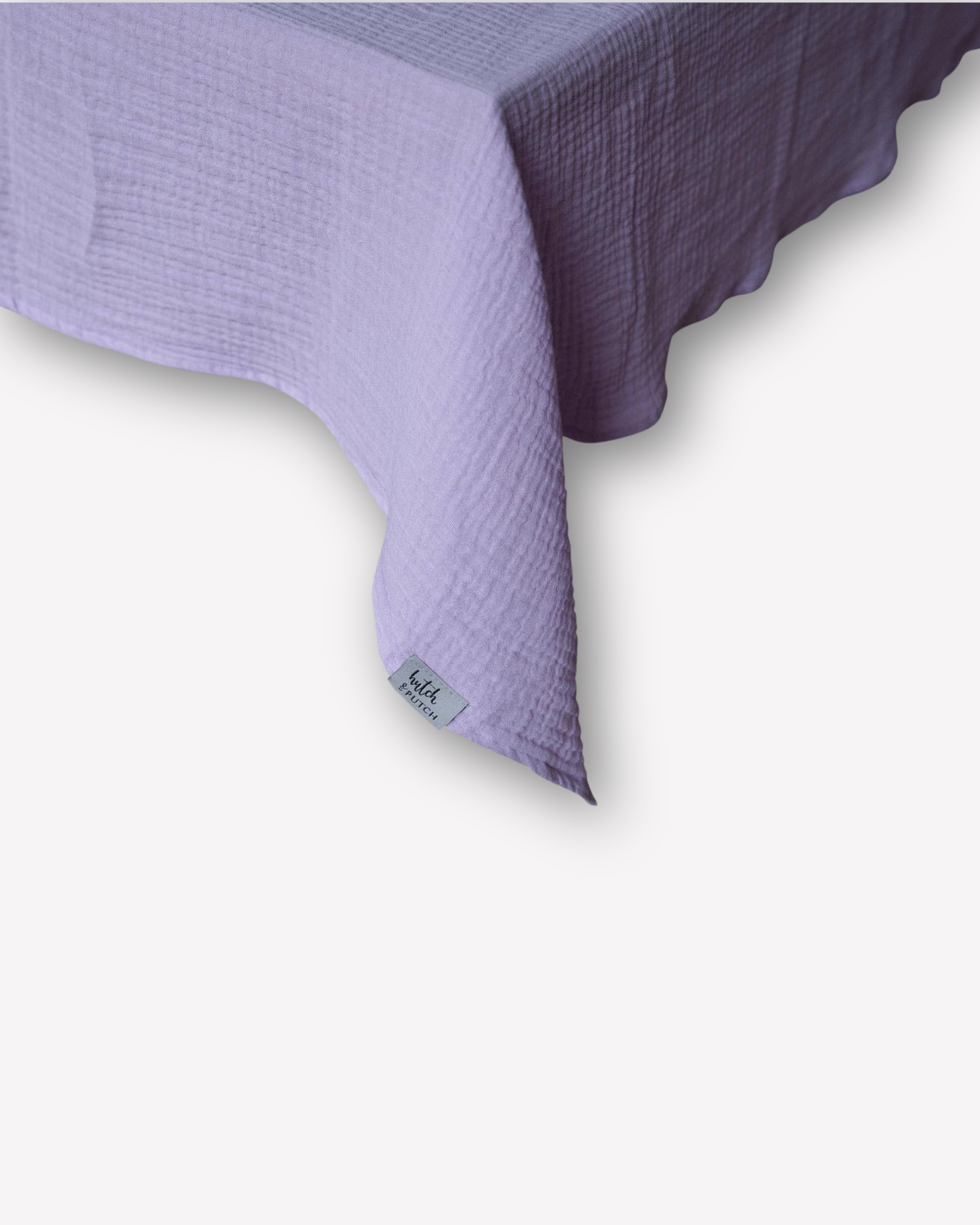 Musselin-Tischdecke "Angelina" • Lavendel - hutch&putch GmbH