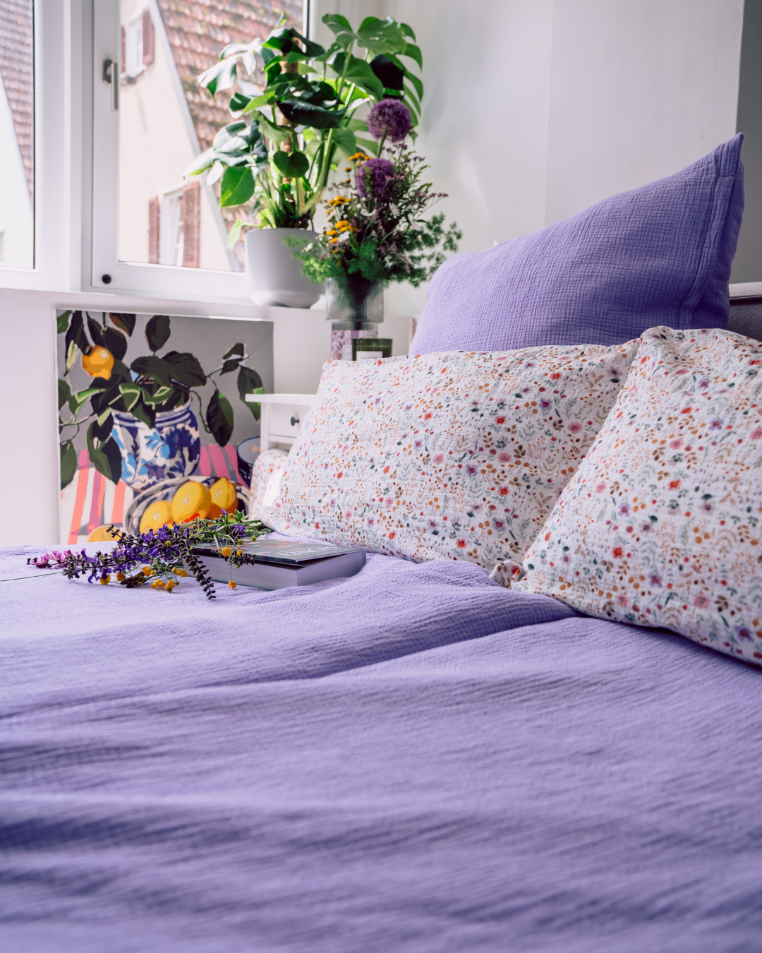 Bio Bettwäsche "Eliane" • Lavendel - hutch&putch GmbH