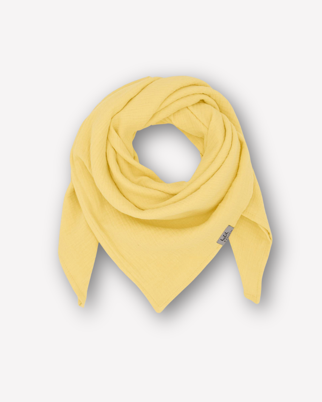 Musselin-Halstuch Kinder • Soft Yellow - hutch&putch GmbH