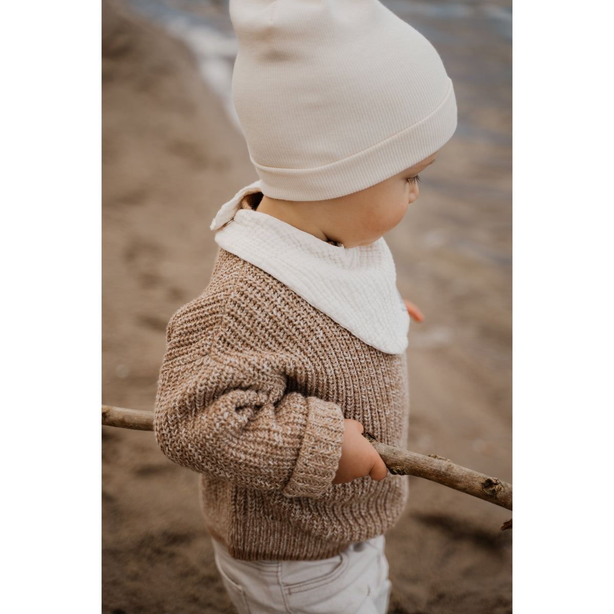 Muslin bib • Beige - hutch&putch GmbH