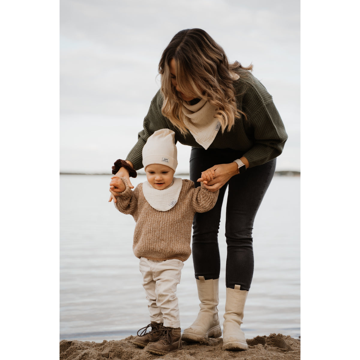 Muslin bib • Beige - hutch&putch GmbH