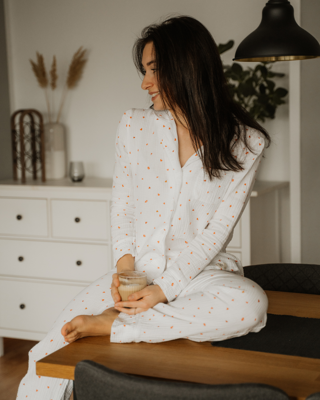 Musselin-Pyjama "Luca" • Damen - hutch&putch GmbH