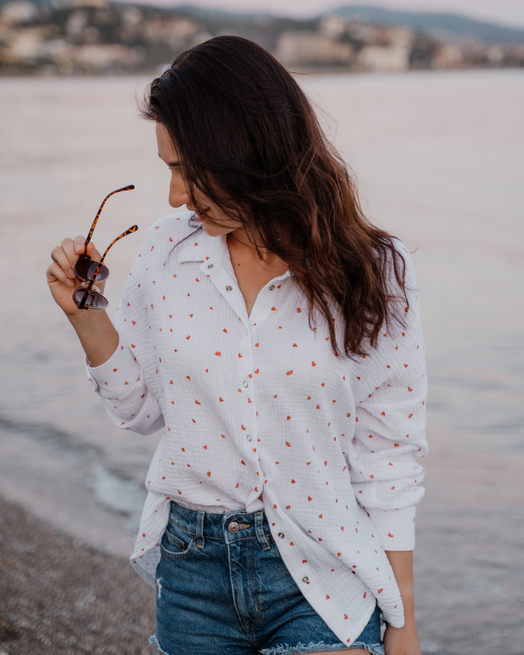 Oversize Musselin-Bluse "Maja" • Little Love Edition - hutch&putch GmbH