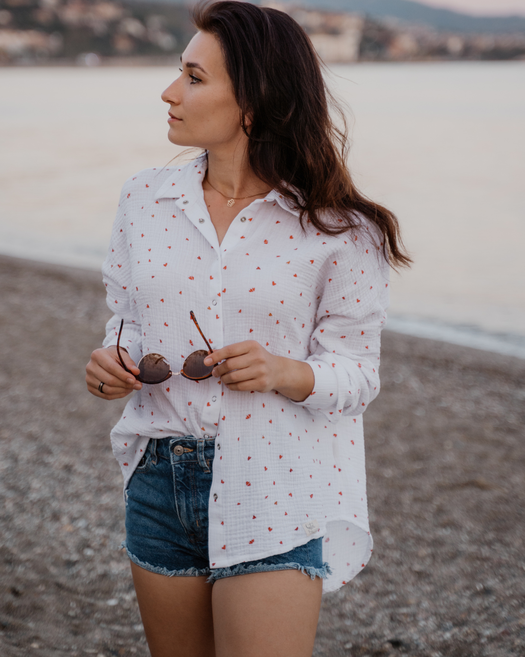 Oversize Musselin-Bluse "Maja" • Little Love Edition - hutch&putch GmbH