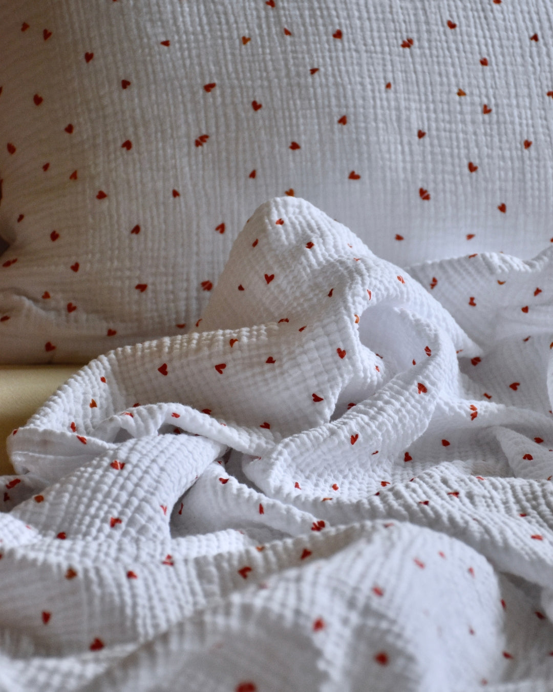 Musselin-Kinderbettwäsche "Eliane" 100cm x 135cm • Little Love Edition - hutch&putch GmbH