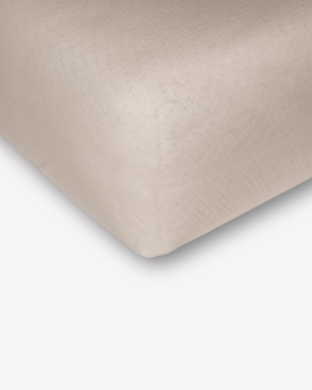 Musselin-Spannbettlaken "Eliane" • Stein - hutch&putch GmbH