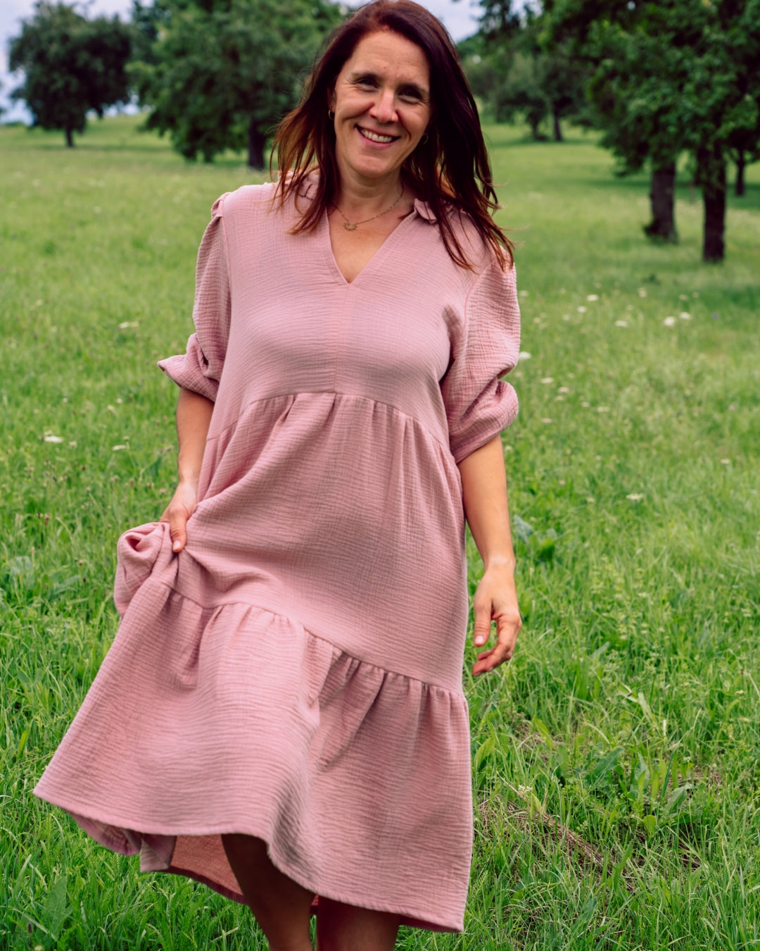 Musselin-Kleid "Isabelle" - hutch&putch GmbH