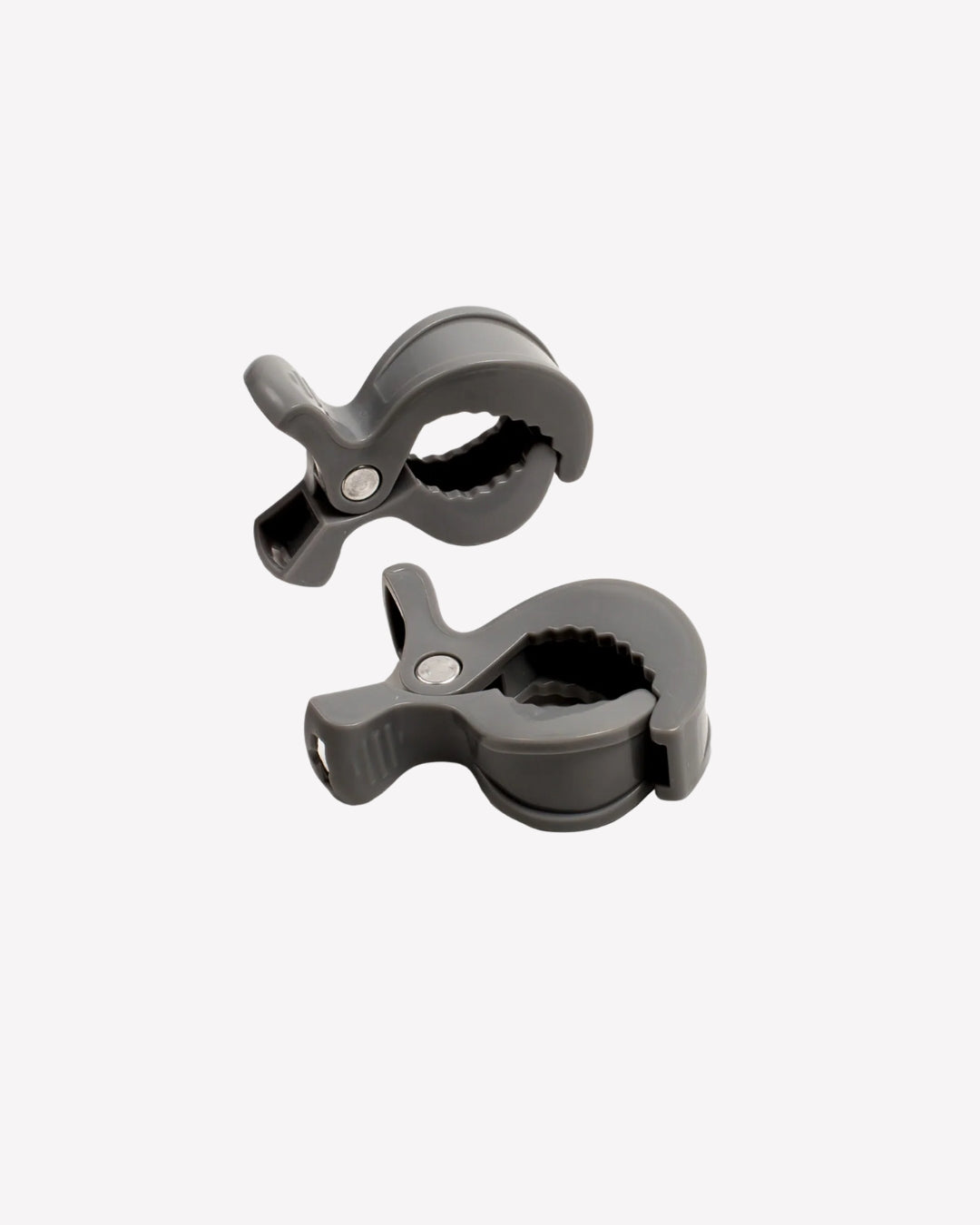 2er-Set Mulltuch-Klemmen • grau - hutch&putch GmbH