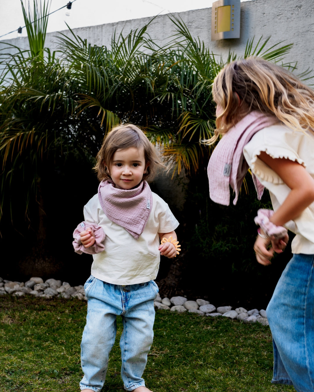 Musselin-Halstuch Kleinkinder • Mauve - hutch&putch GmbH