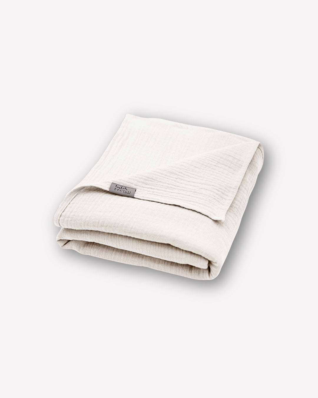 Musselin-Sommerdecke "Josephin" • Off-White - hutch&putch GmbH