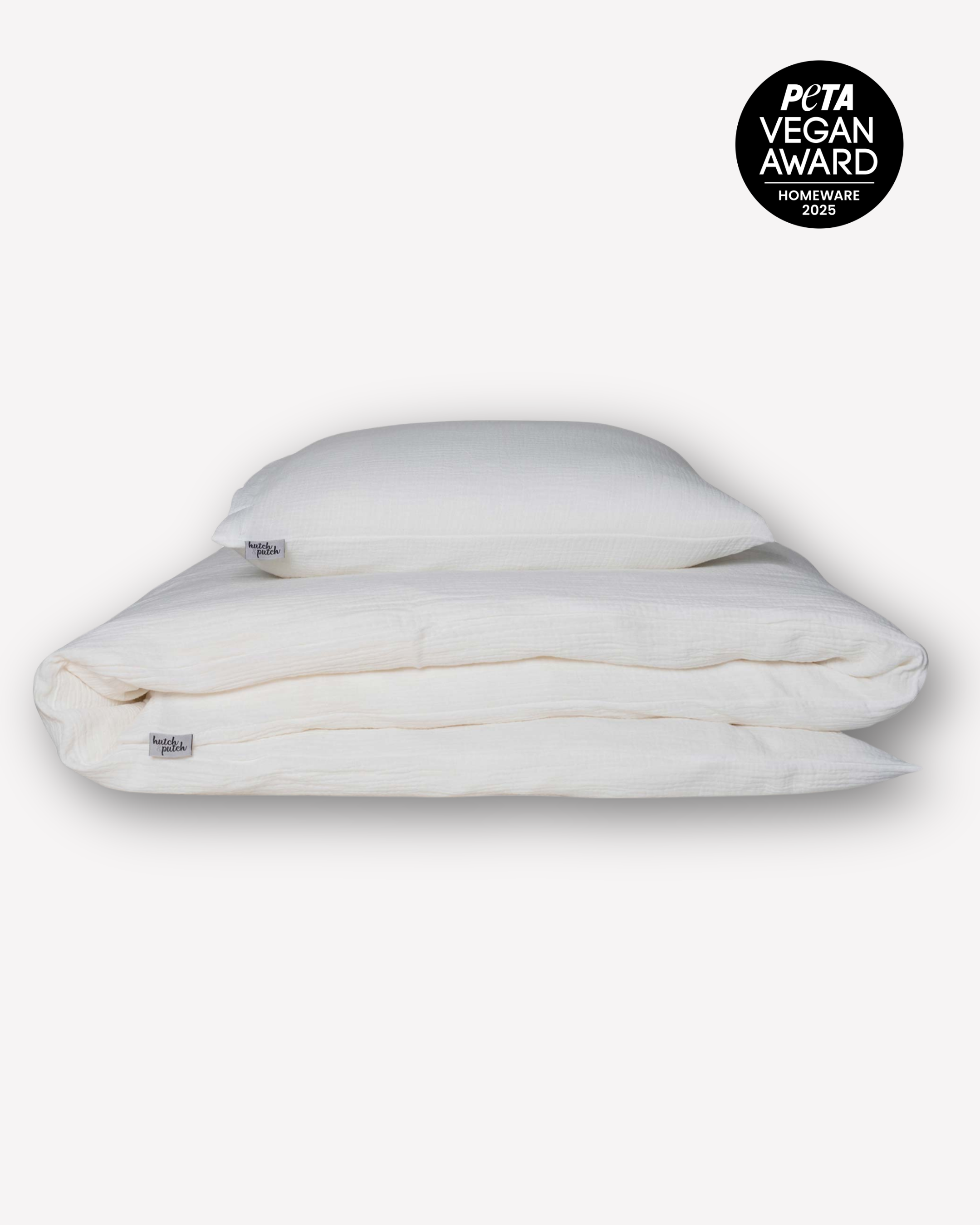 Bio Bettwäsche "Eliane" • Off-White - hutch&putch GmbH