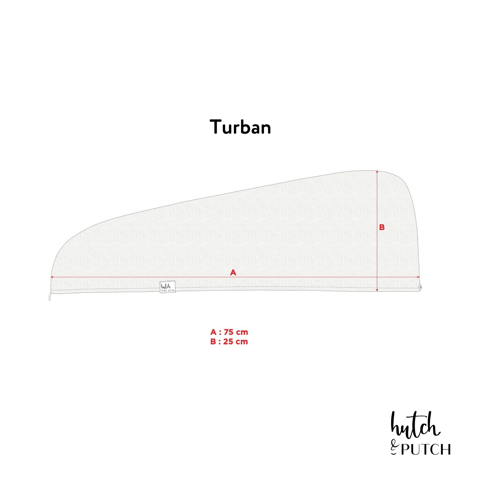 Musselin-Turban - hutch&putch GmbH