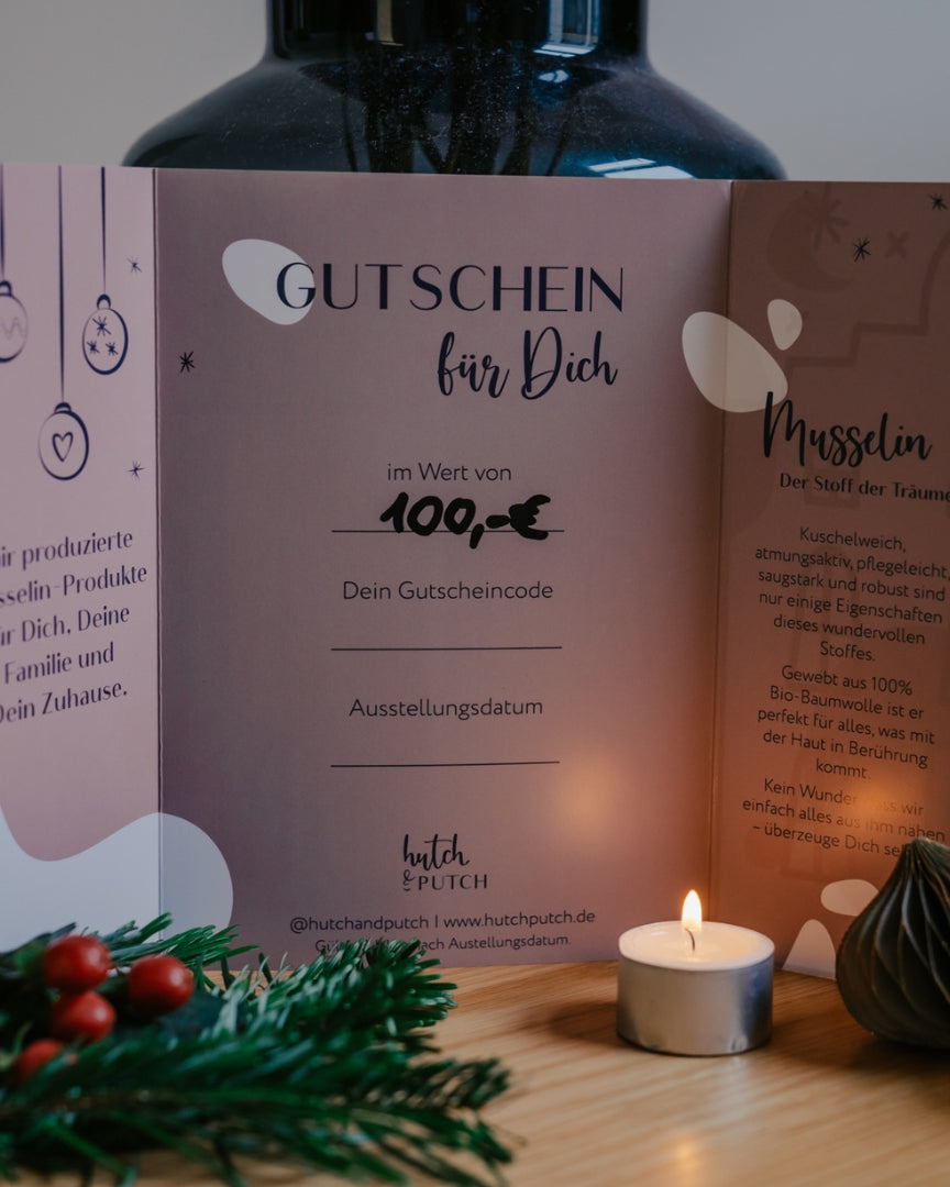Weihnachtsgutschein - hutch&putch GmbH