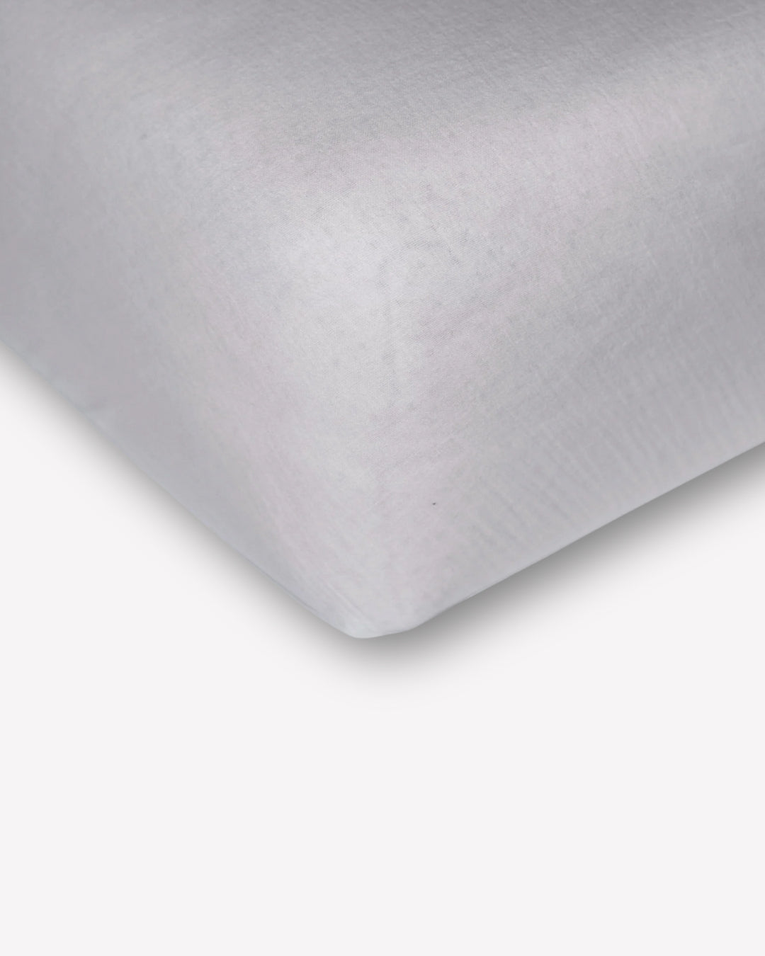 Musselin-Spannbettlaken "Eliane" • Light Grey - hutch&putch GmbH