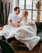 Musselin-Sommerdecke "Josephin" • Off-White - hutch&putch GmbH
