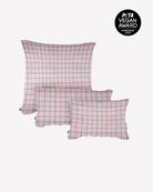 Musselin-Kopfkissen "Eliane" • Rosa Karo Edition - hutch&putch GmbH