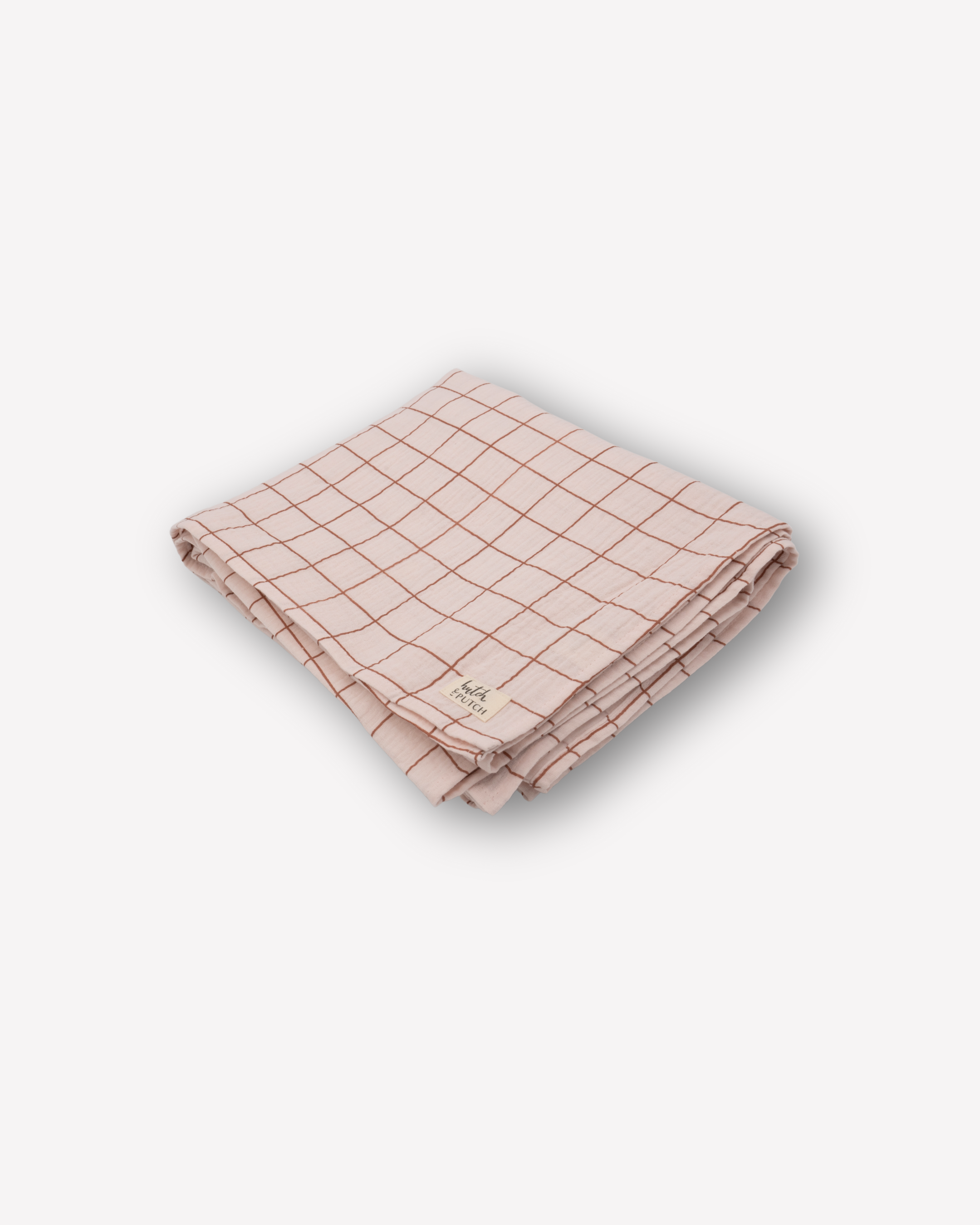 Musselin-Sommerdecke "Josephin" • Rosa Karo Edition - hutch&putch GmbH