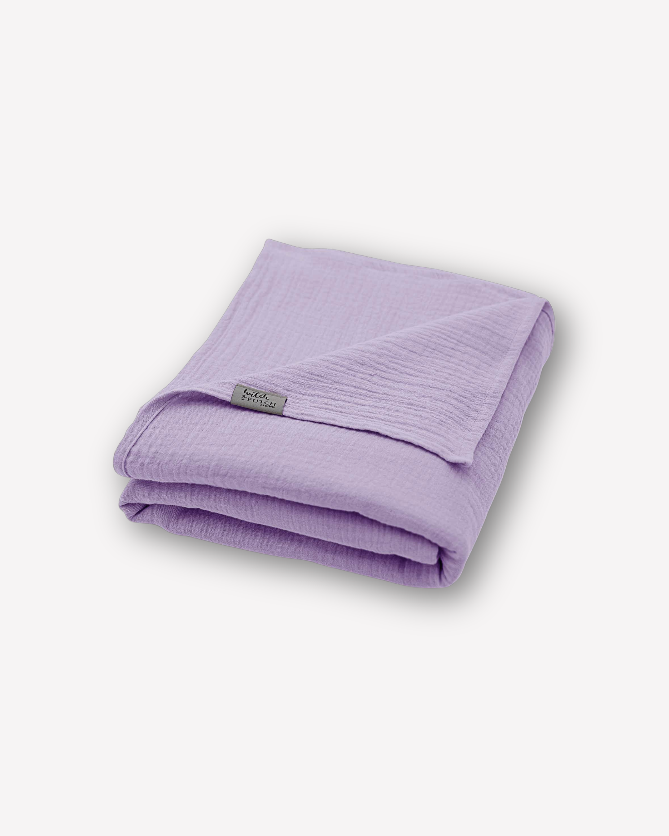 Musselin-Sommerdecke "Josephin" • Lavendel - hutch&putch GmbH