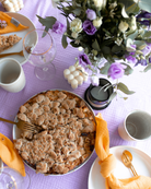 Musselin-Tischdecke "Angelina" • Lavendel - hutch&putch GmbH