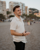 Musselinhemd Herren Kurzarm "Carlos" - hutch&putch GmbH