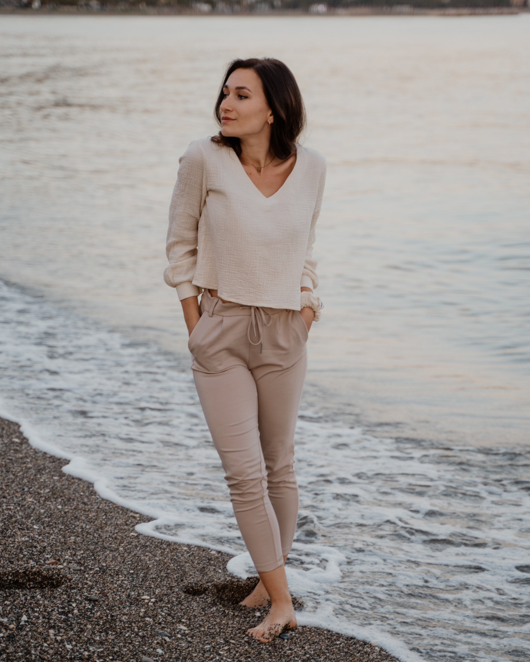 Musselin-Bluse "Jule" • mit Ballonärmeln - hutch&putch GmbH