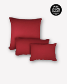 Musselin-Kopfkissen "Eliane" • Cranberry - hutch&putch GmbH