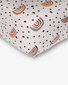Musselin-Spannbettlaken "Eliane" 90x200 cm • Regenbogen - hutch&putch GmbH