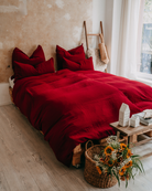 Bio Bettwäsche "Eliane" • Cranberry - hutch&putch GmbH