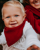 Musselin-Halstuch Baby • Cranberry - hutch&putch GmbH