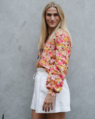 Musselin-Bluse "Jule" • Flowerful Edition - hutch&putch GmbH