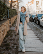 Musselin-Halstuch Erwachsene • Dusty Blue - hutch&putch GmbH