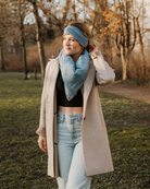 Musselin-Halstuch Erwachsene • Dusty Blue - hutch&putch GmbH