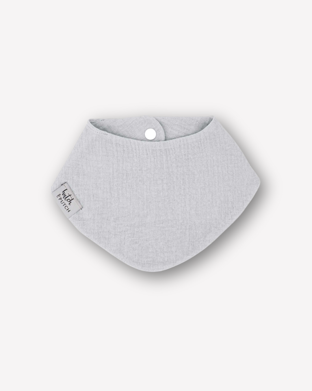 Musselin-Lätzchen • Light Grey - hutch&putch GmbH