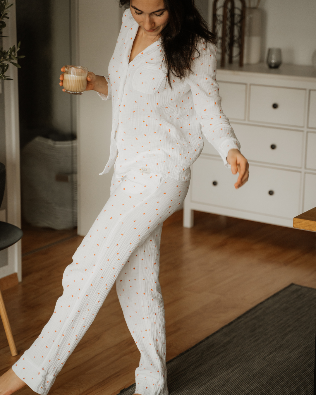 Musselin-Pyjama "Luca" • Damen - hutch&putch GmbH