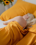 Muslin summer blanket "Josephin" • Sunflower - hutch&putch GmbH
