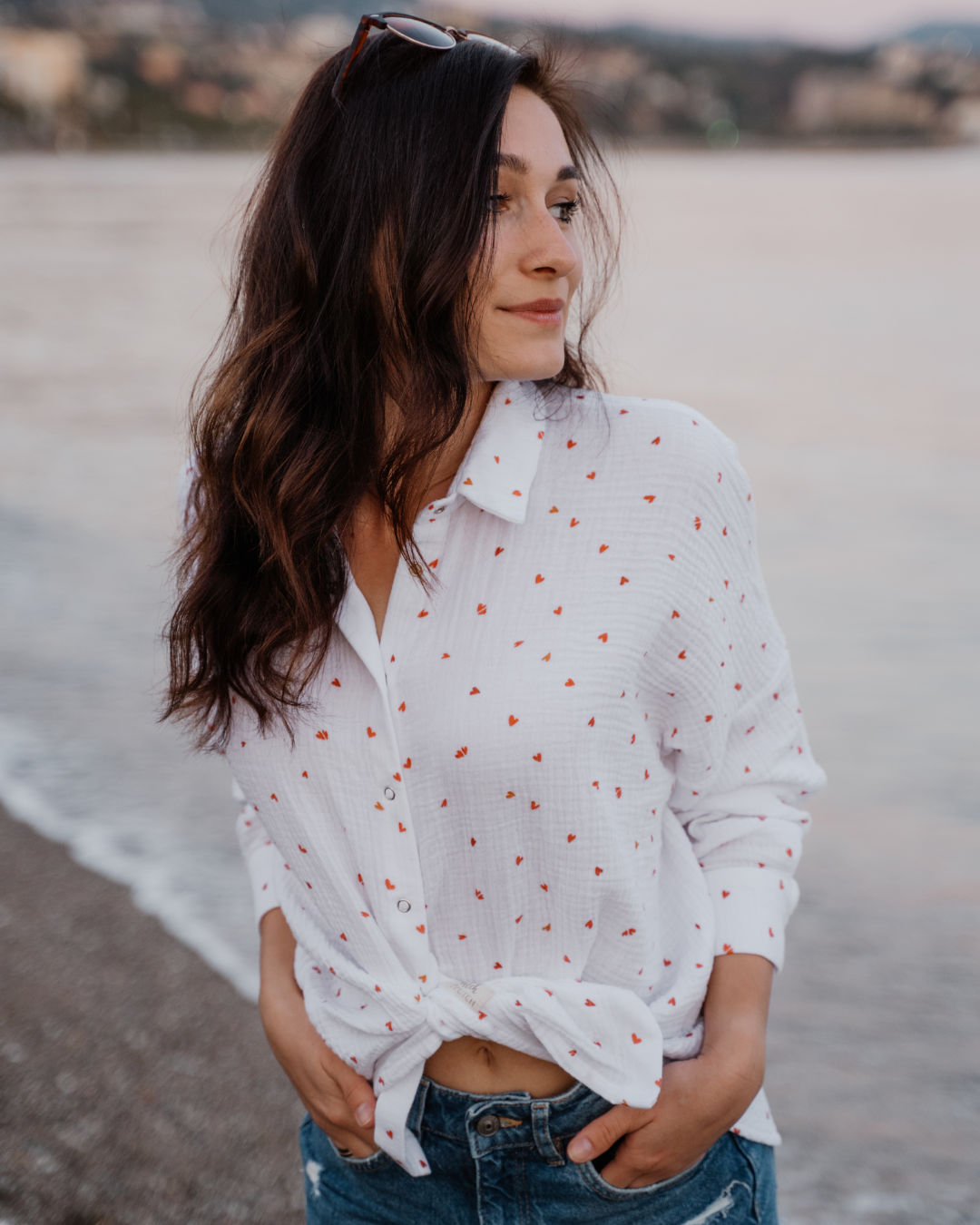 Oversize Musselin-Bluse "Maja" • Little Love Edition - hutch&putch GmbH