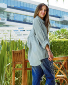 Oversize Musselin-Bluse "Maja" - hutch&putch GmbH