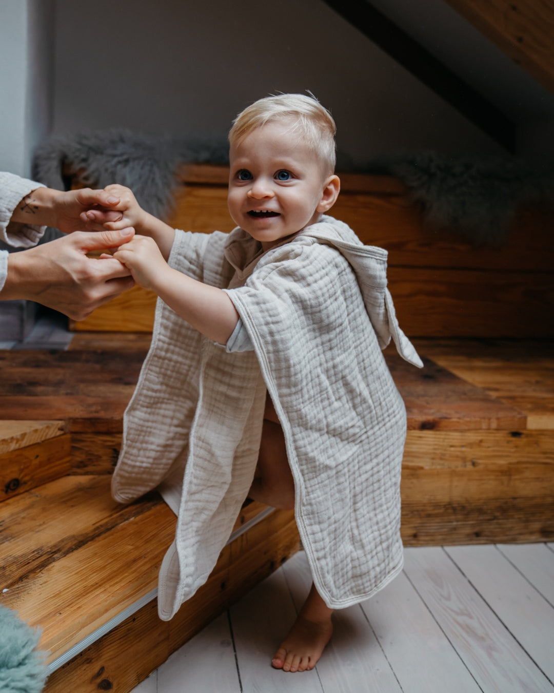 Musselin-Badeponcho - hutch&putch GmbH