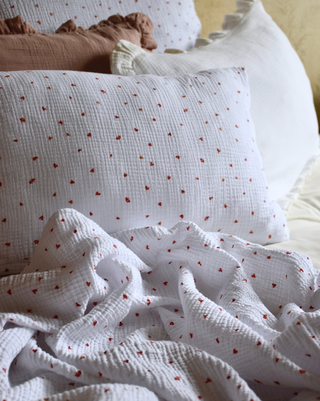 Musselin-Kopfkissen "Eliane" • Little Love Edition - hutch&putch GmbH