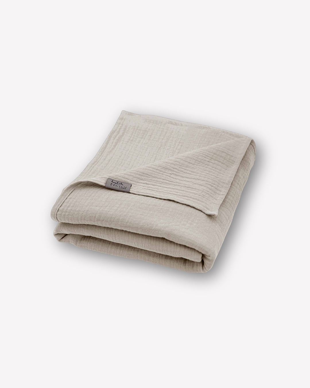 Muslin summer blanket "Josephin" • Stone - hutch&putch GmbH