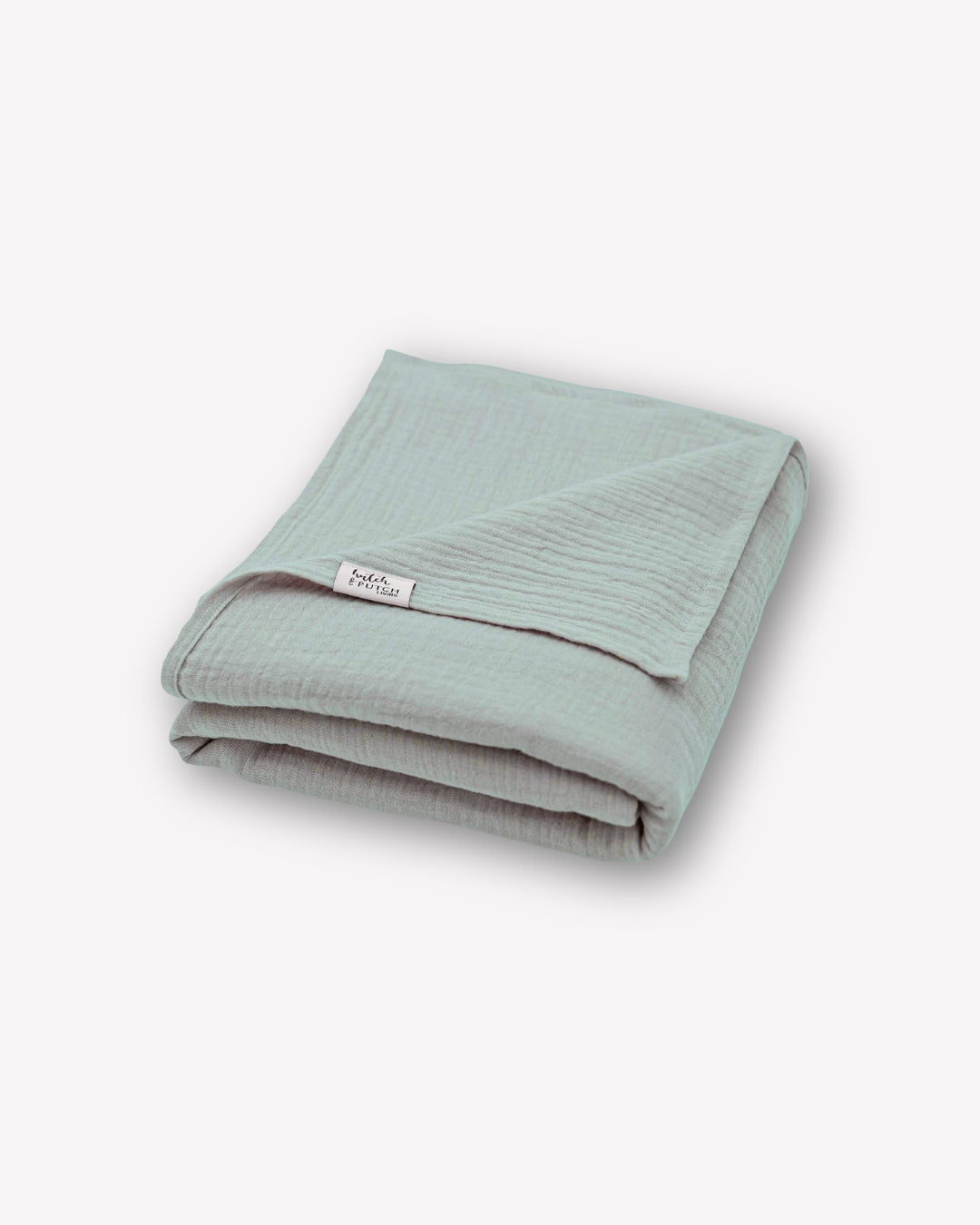 Musselin-Sommerdecke "Josephin" • Aquamarine - hutch&putch GmbH