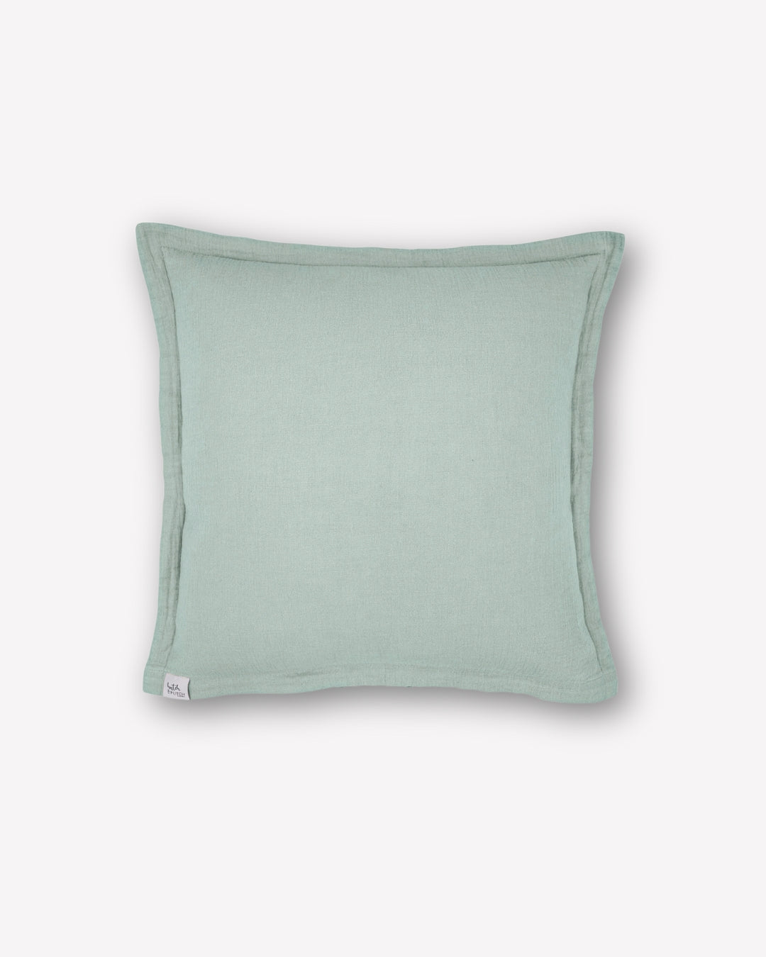 Musselin-Sofakissenbezug "Adela" • Aquamarine - hutch&putch GmbH