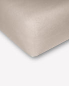 Musselin-Spannbettlaken "Eliane" • Stein - hutch&putch GmbH