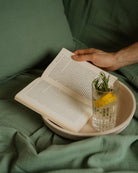 Musselin-Sommerdecke "Josephin" • Eucalyptus - hutch&putch GmbH