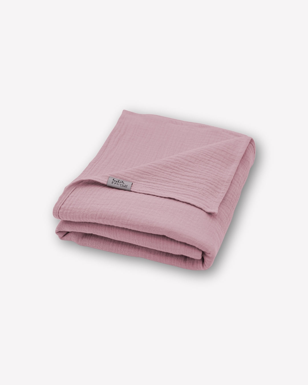 Musselin-Sommerdecke "Josephin" • Mauve - hutch&putch GmbH