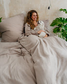 Bio Bettwäsche "Eliane" • Stein - hutch&putch GmbH