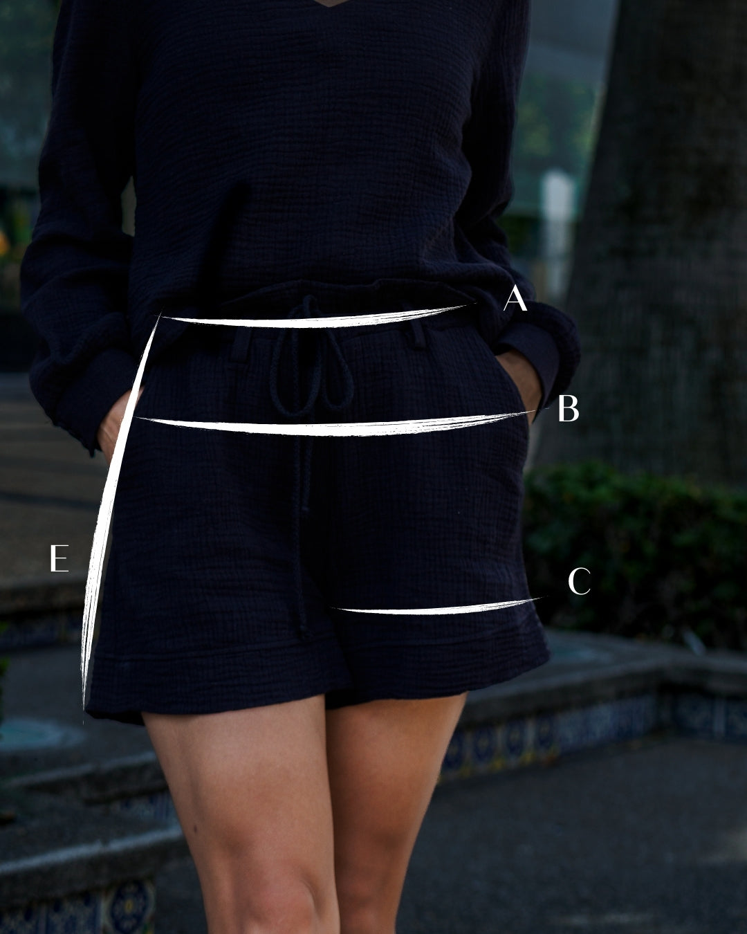 Musselin-Shorts "Xenia" - hutch&putch GmbH