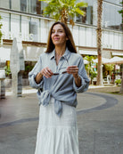 Oversize Musselin-Bluse "Maja" - hutch&putch GmbH