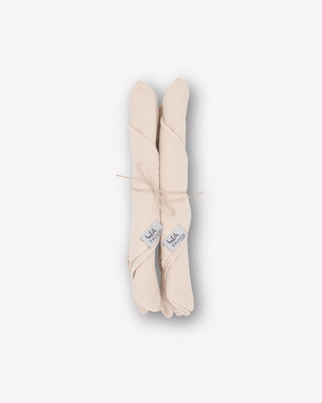 Musselin-Servietten "Anne-Marie" • Beige - hutch&putch GmbH