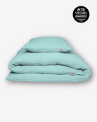 Musselin-Kinderbettwäsche "Eliane" 100x135cm • Sky Blue - hutch&putch GmbH